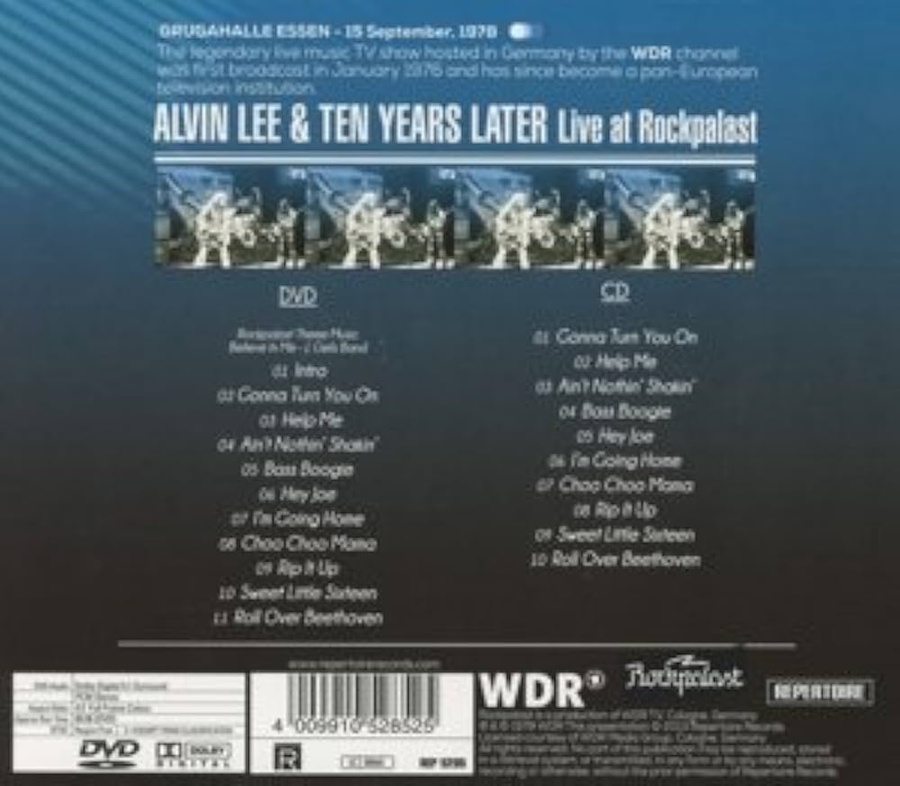Alvin Lee & Ten Years Later - Live at Rockpalast 1978
